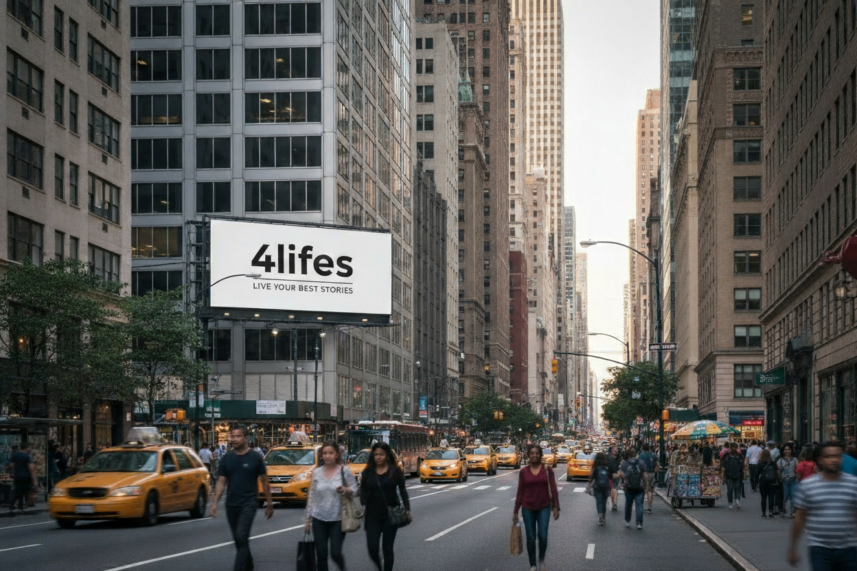 4lifes billboard logo
